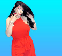 Pic of Beautiful Transgender Girl Modeling Diva in Red